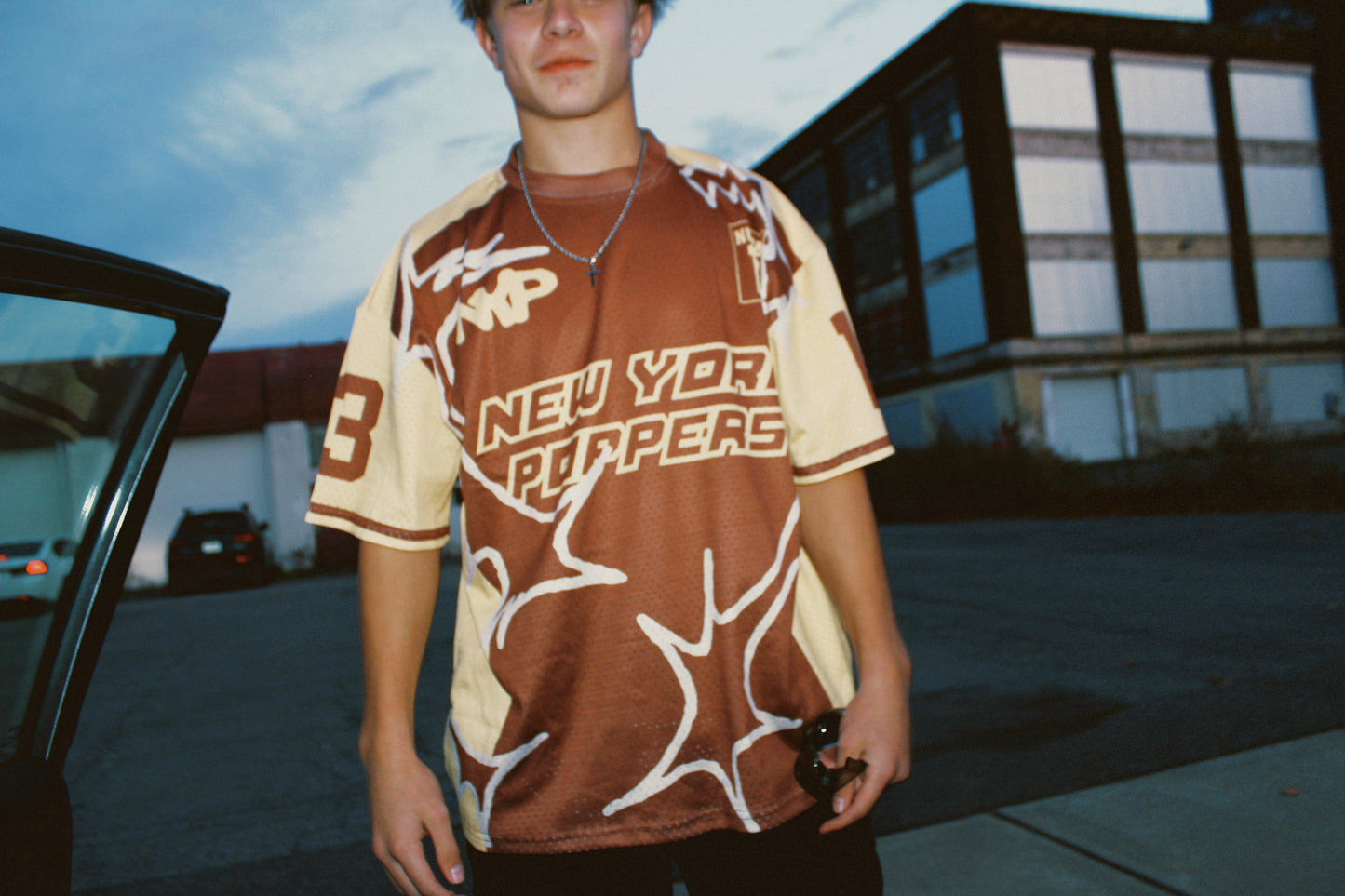 Oversized Mesh Jersey