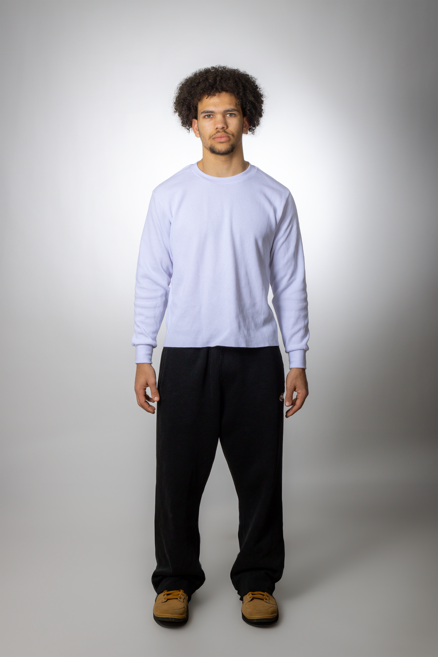 Cropped Waffle Knit